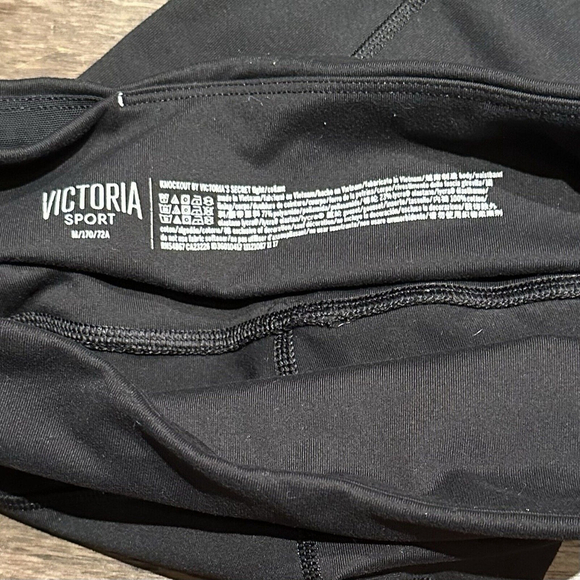 Victoria’s Secret Sport Knockout Athletic Tights Size Medium Black - Picture 4 of 10